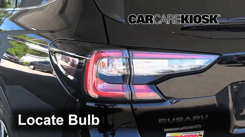 2020 Subaru Outback Limited 2.5L 4 Cyl. Luces Luz de giro trasera (reemplazar foco)